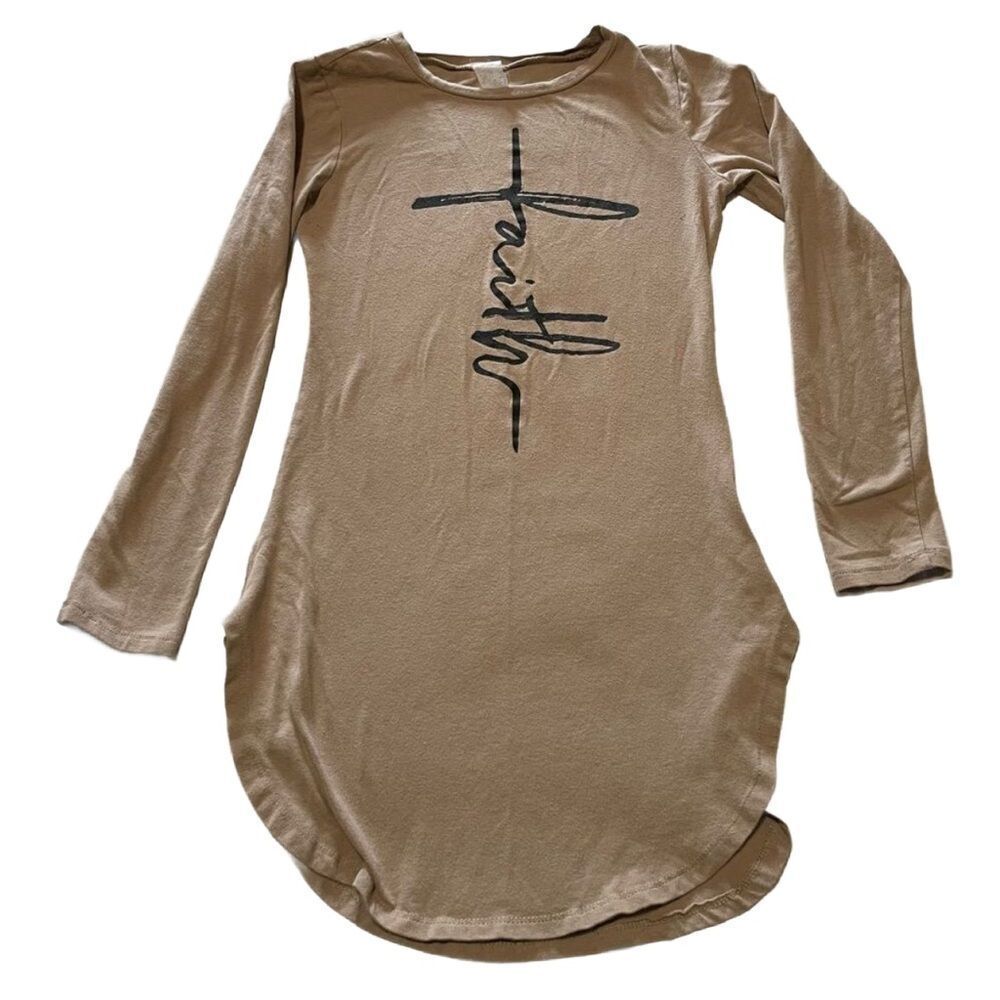 Faith Tunic Long Sleeve T-shirt size S - Picture 2 of 8